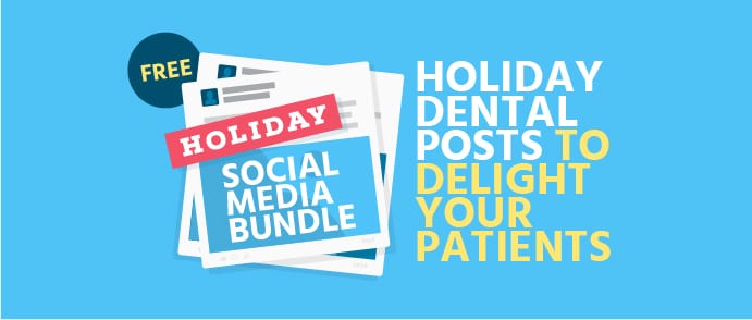 dental social media holiday